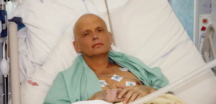 Den tidigare KGB-spionen Litvinenko som 2006 blev förgiftad i London.